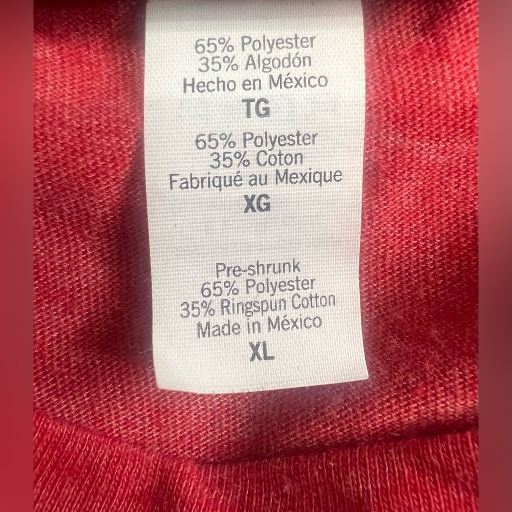 ELVIS Graceland Women’s T shirt Size XL in Red & Blue ⚡️TCB forever! - Picture 10 of 11